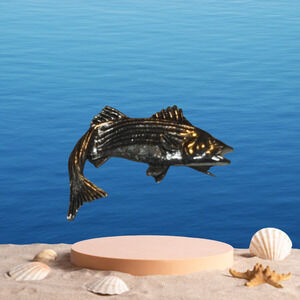 Vintage (1940's-1950's) Trout or Bass signed Jolle brooch